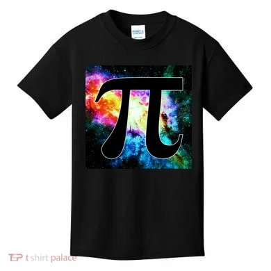 Galactic Pi Galaxy Infinity Kids T-Shirt