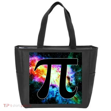 Galactic Pi Galaxy Infinity Tote Bag