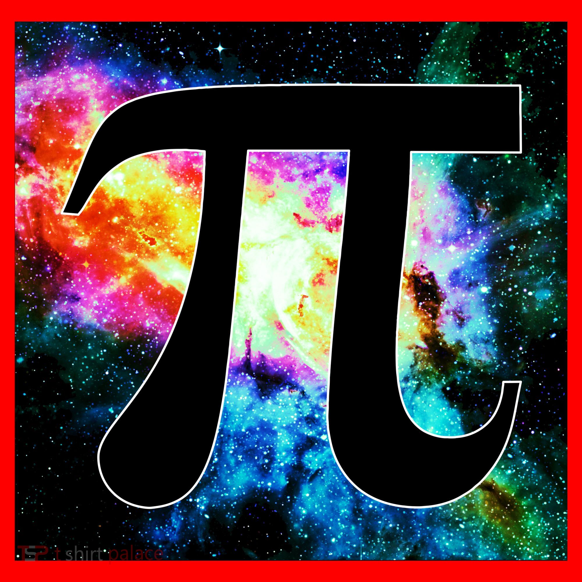 Galactic Pi Galaxy Infinity Santa Hat