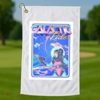 Galactic Rider Golf Towel thumb 1