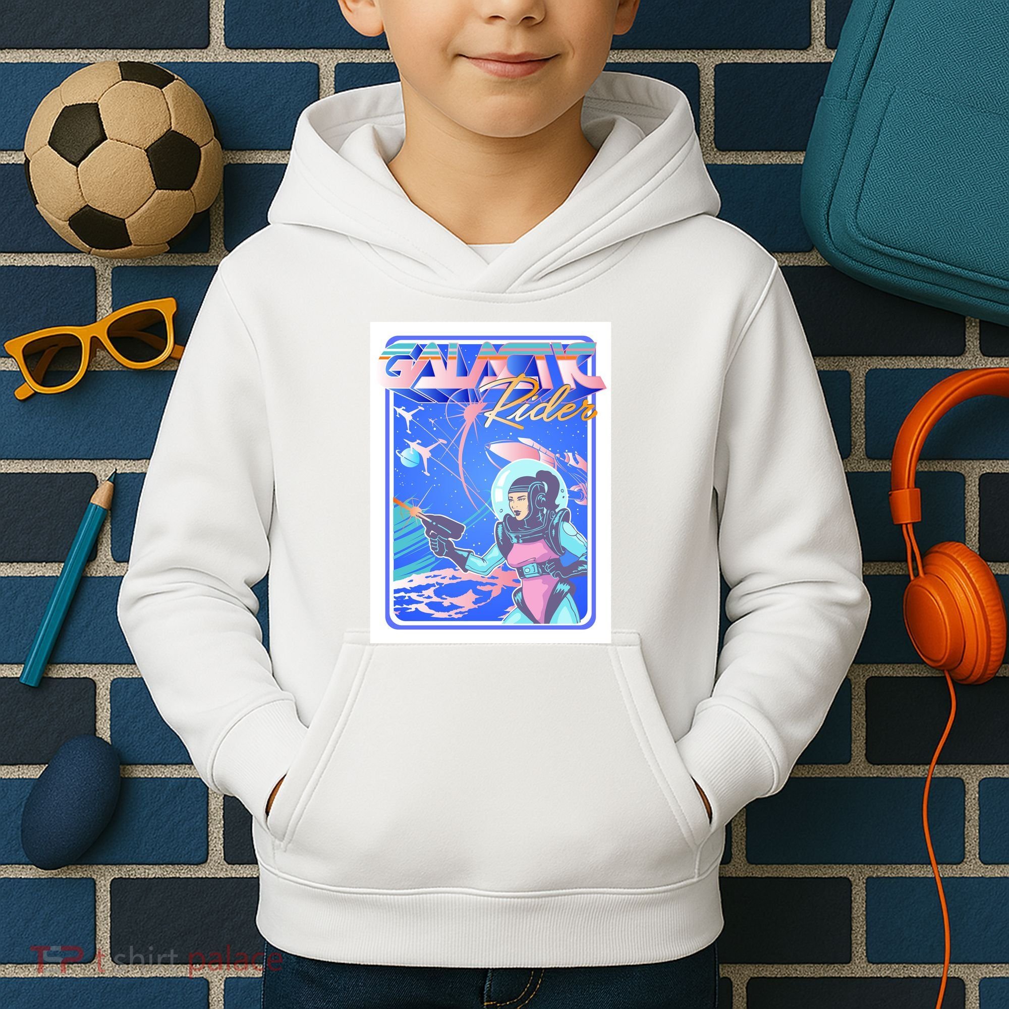 Galactic Rider Kids Hoodie