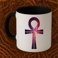 Galaxy Ankh Coffee Mug thumb 2