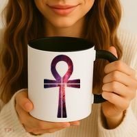 Galaxy Ankh Coffee Mug thumb 3