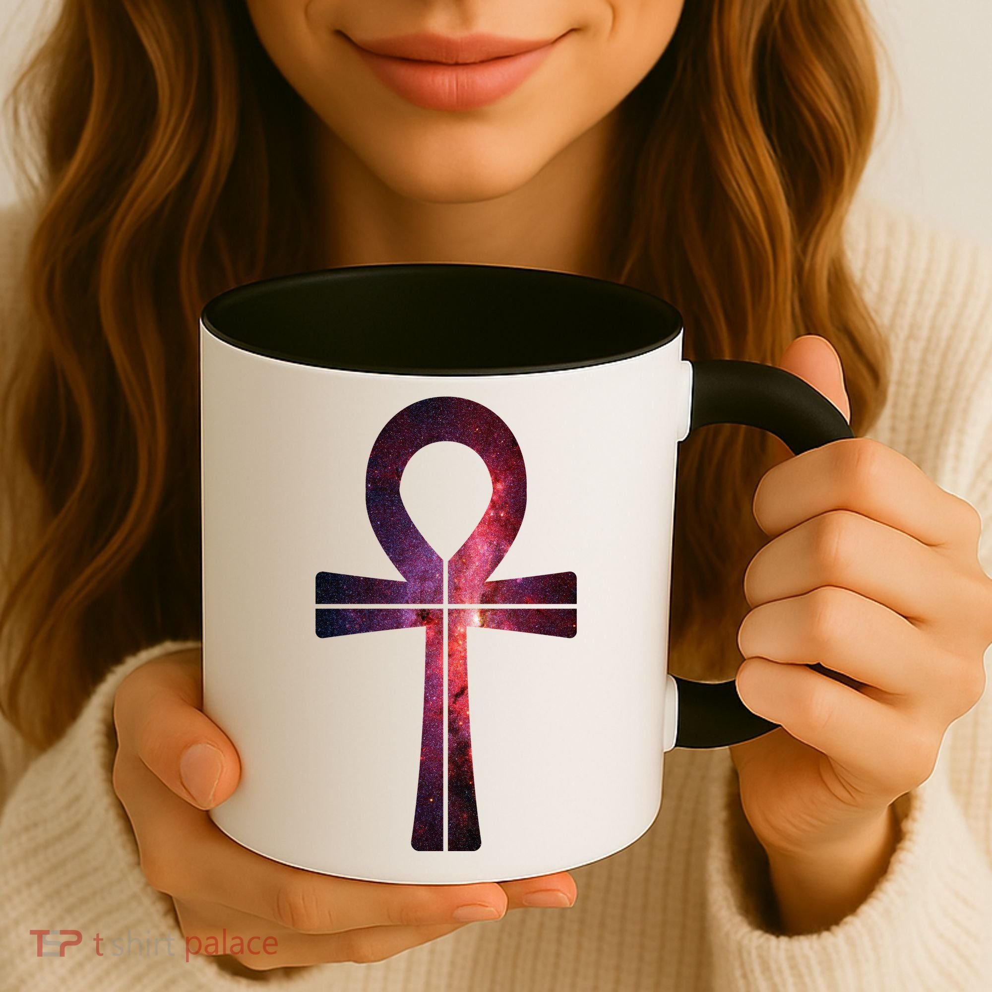 Galaxy Ankh Coffee Mug