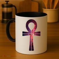 Galaxy Ankh Coffee Mug thumb 4
