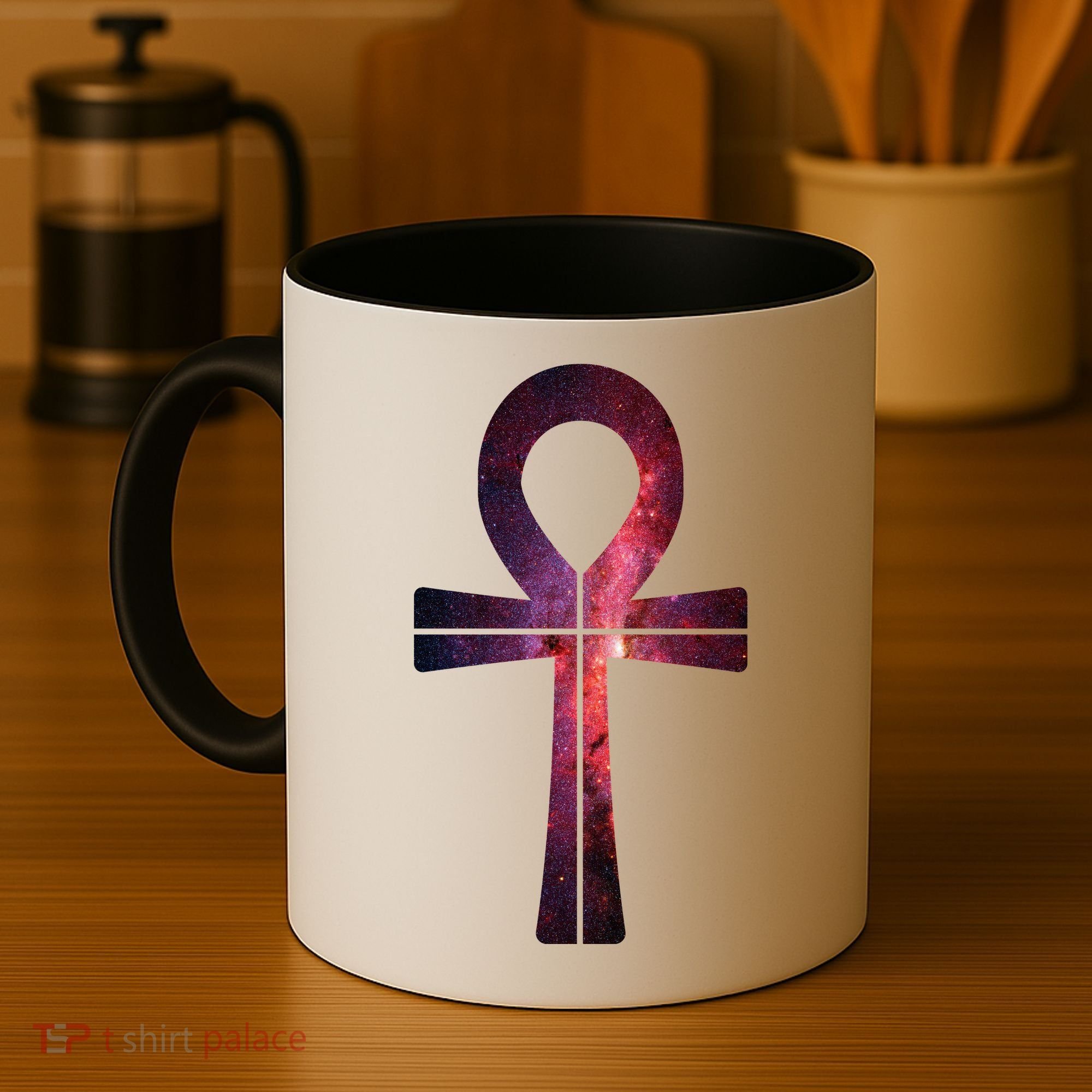 Galaxy Ankh Coffee Mug