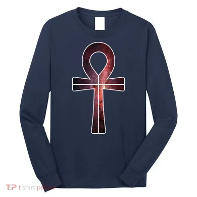 Galaxy Ankh Long Sleeve Shirt