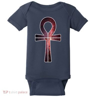 Galaxy Ankh Baby Bodysuit