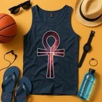 Galaxy Ankh Tank Top thumb 4