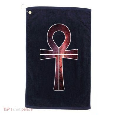 Galaxy Ankh Golf Towel