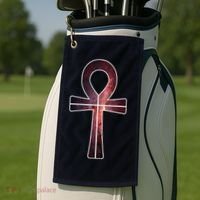 Galaxy Ankh Golf Towel thumb 2