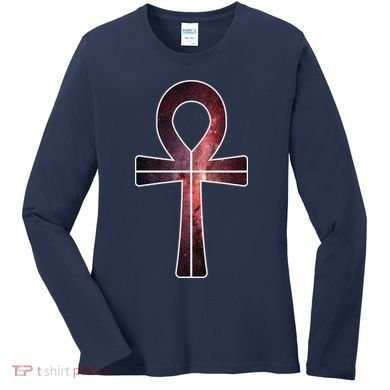 Galaxy Ankh Women's Long Sleeve Shirt