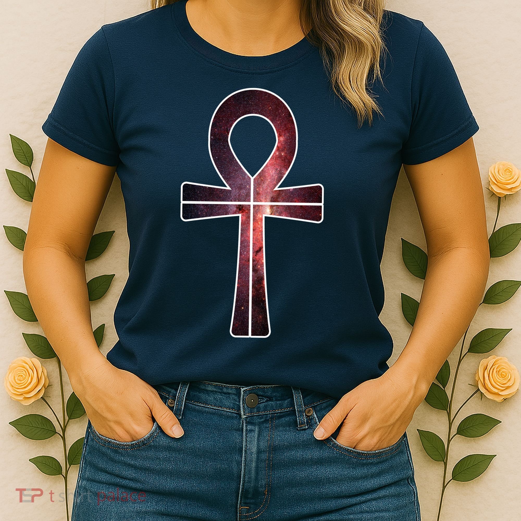 Galaxy Ankh Women's T-Shirt