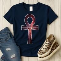 Galaxy Ankh Women's T-Shirt thumb 3