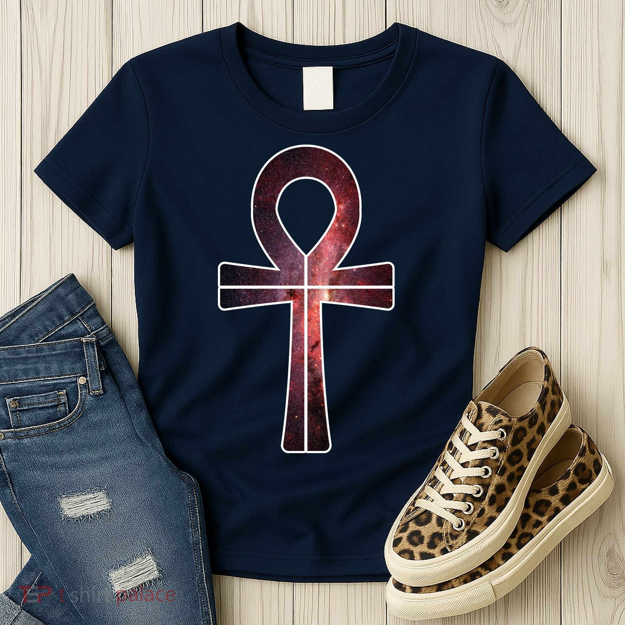 Galaxy Ankh Women's T-Shirt
