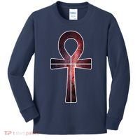 Galaxy Ankh Kids Long Sleeve Shirt thumb 0