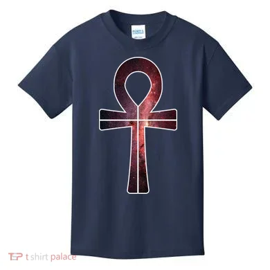 Galaxy Ankh Kids T-Shirt