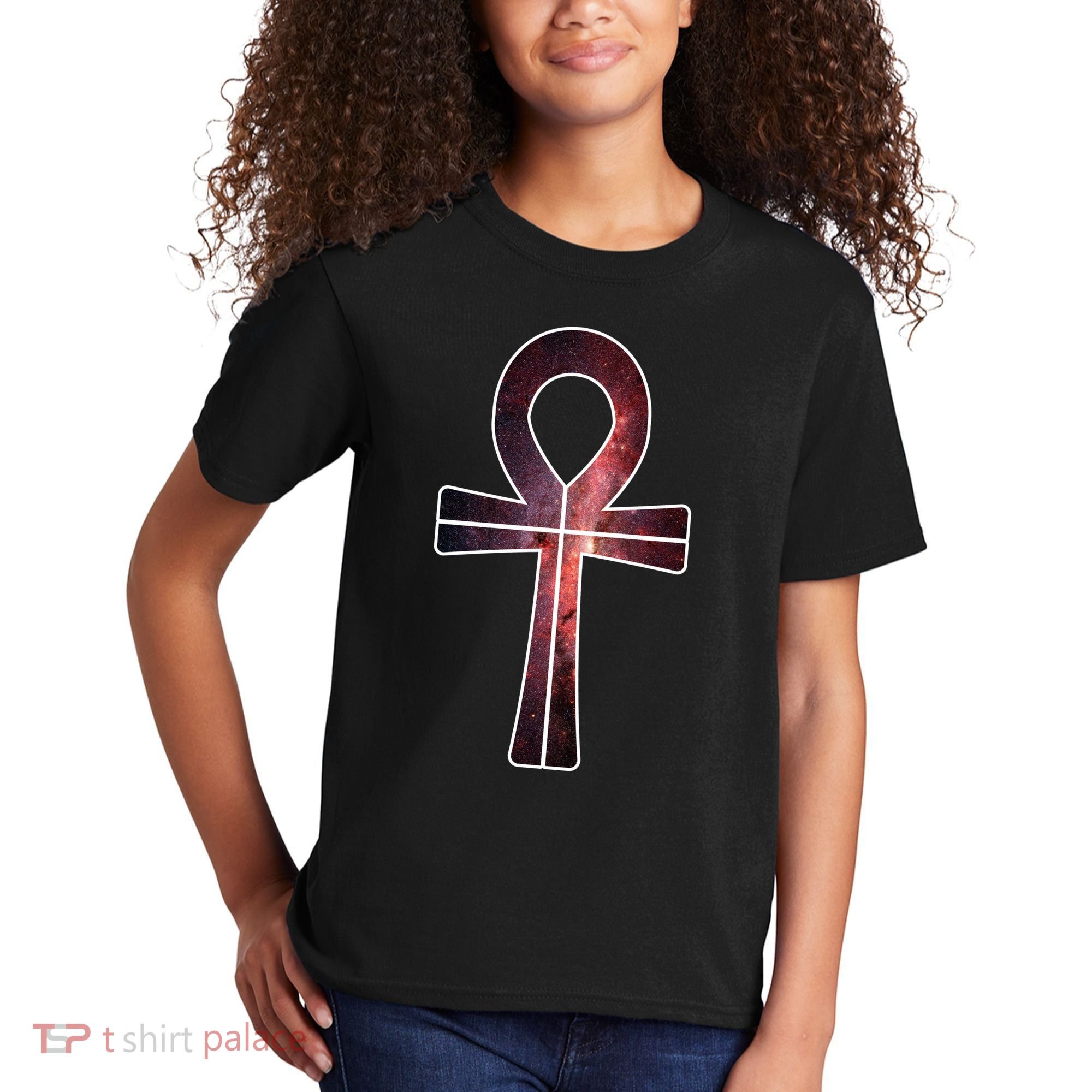 Galaxy Ankh Kids T-Shirt