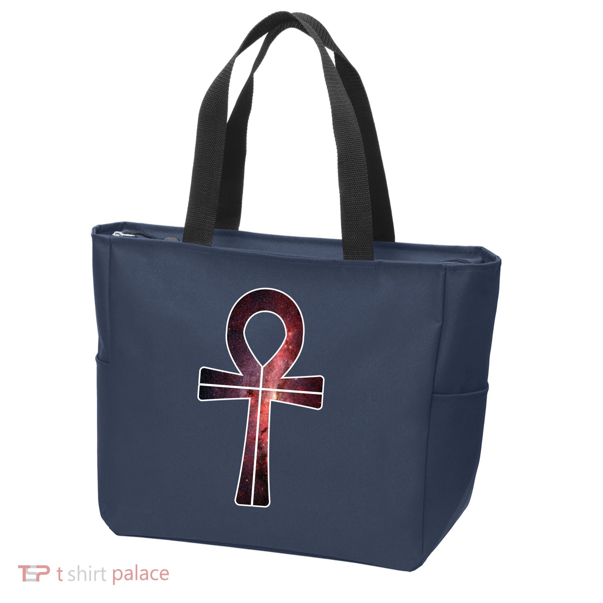 Galaxy Ankh Tote Bag