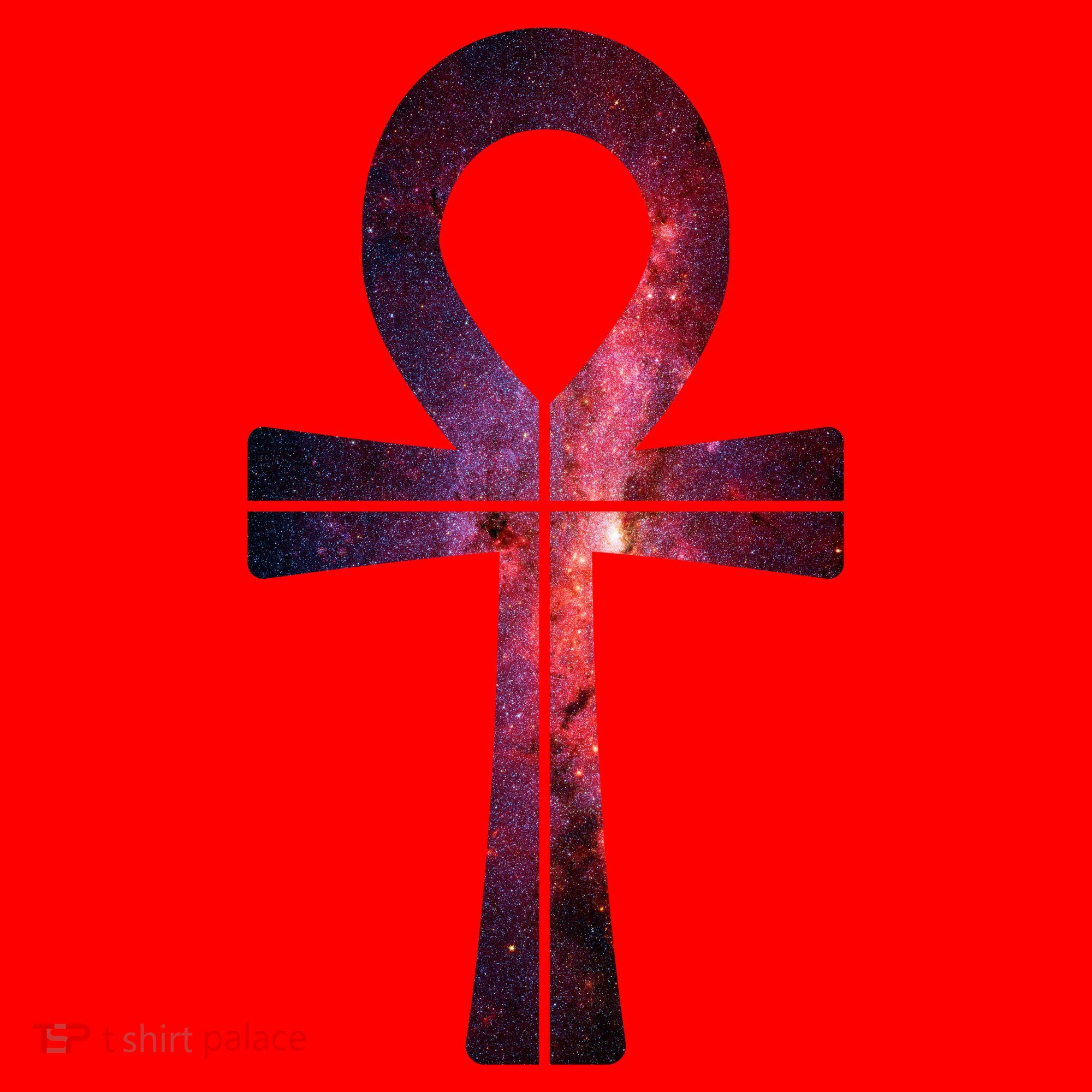 Galaxy Ankh Santa Hat