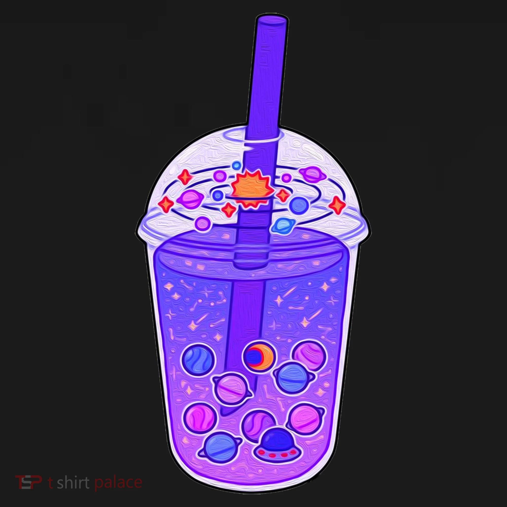 Galaxy Boba Doggie Tank