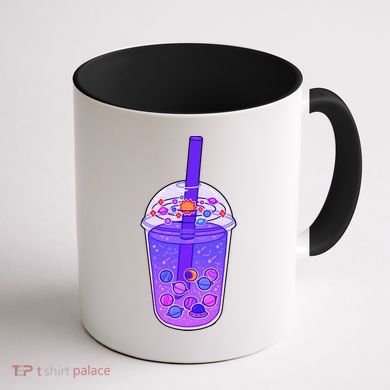 Galaxy Boba Coffee Mug back