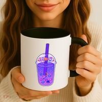 Galaxy Boba Coffee Mug thumb 3