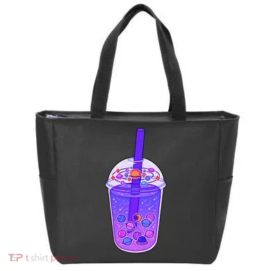 Galaxy Boba Tote Bag