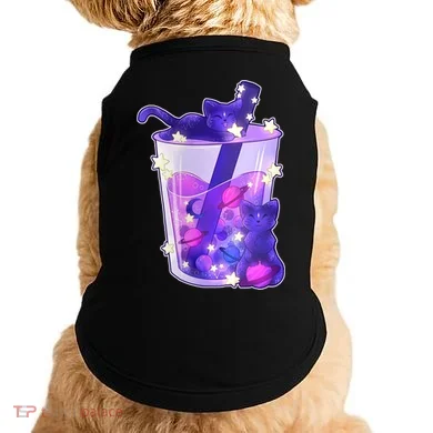 Galaxy Cats Boba Tea Doggie Tank