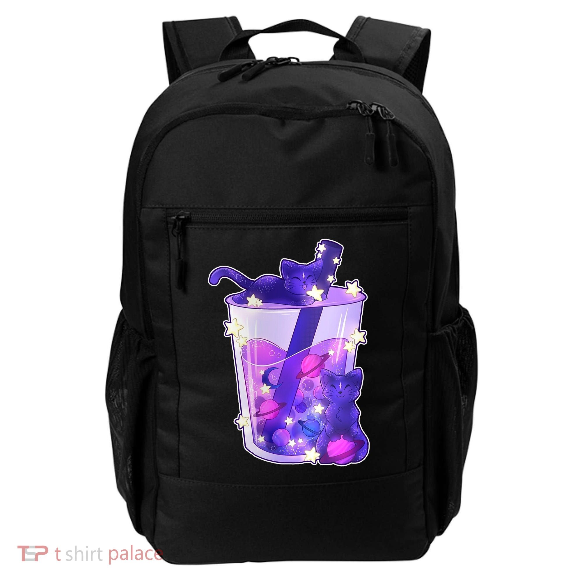 Galaxy Cats Boba Tea Backpack