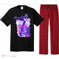 Galaxy Cats Boba Tea Pajama Set thumb 0