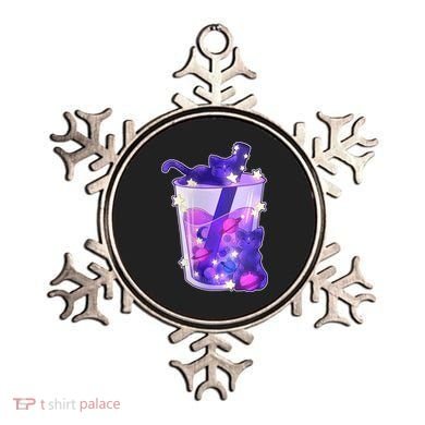 Galaxy Cats Boba Tea Ornament