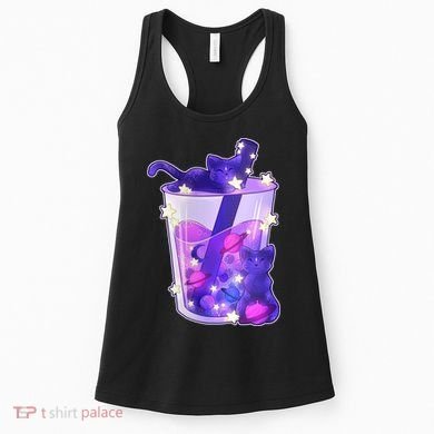 Galaxy Cats Boba Tea Women's Tank Top