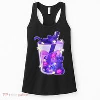 Galaxy Cats Boba Tea Women's Tank Top thumb 0