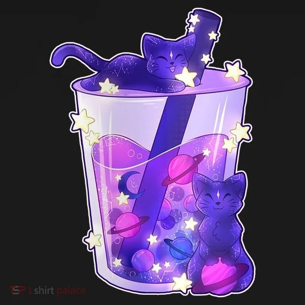 Galaxy Cats Boba Tea Women's Tank Top