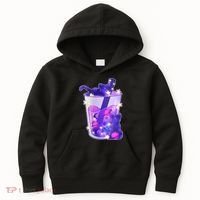 Galaxy Cats Boba Tea Kids Hoodie thumb 0
