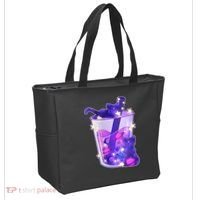 Galaxy Cats Boba Tea Tote Bag thumb 2