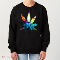 Galaxy Kush In Space Weed Women's Sweatshirt thumb 0