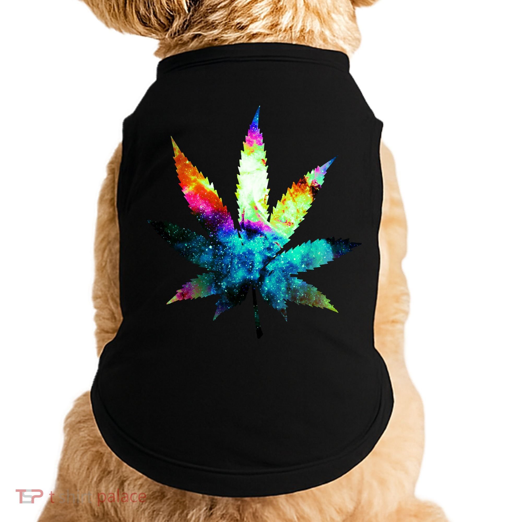 Galaxy Kush In Space Weed Doggie Tank