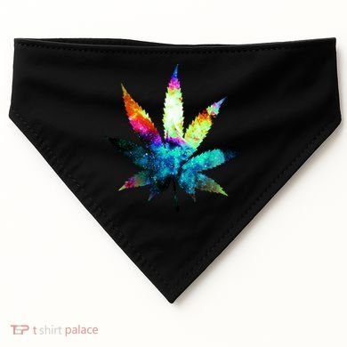 Galaxy Kush In Space Weed USA-Made Doggie Bandana