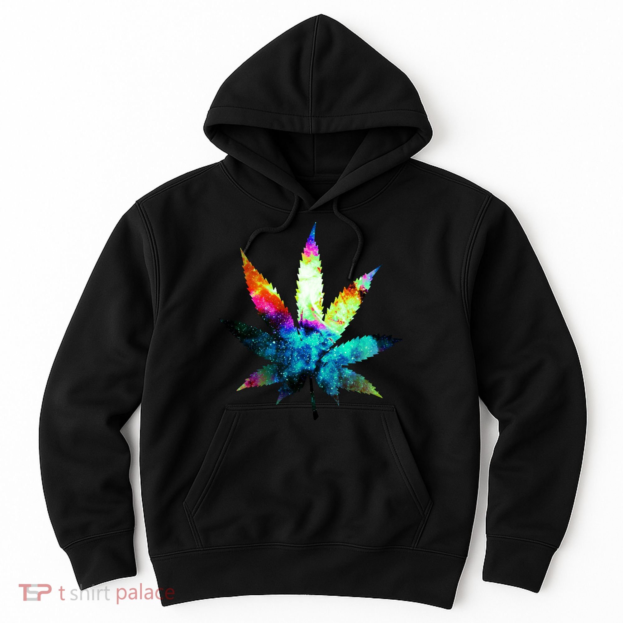 Galaxy Kush In Space Weed Hoodie