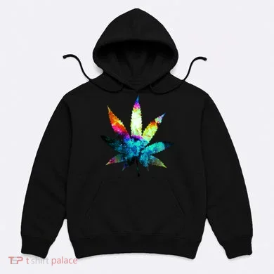 Galaxy Kush In Space Weed Hoodie