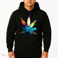Galaxy Kush In Space Weed Hoodie thumb 2