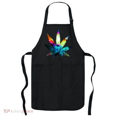 Galaxy Kush In Space Weed Apron