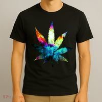 Galaxy Kush In Space Weed T-Shirt thumb 3