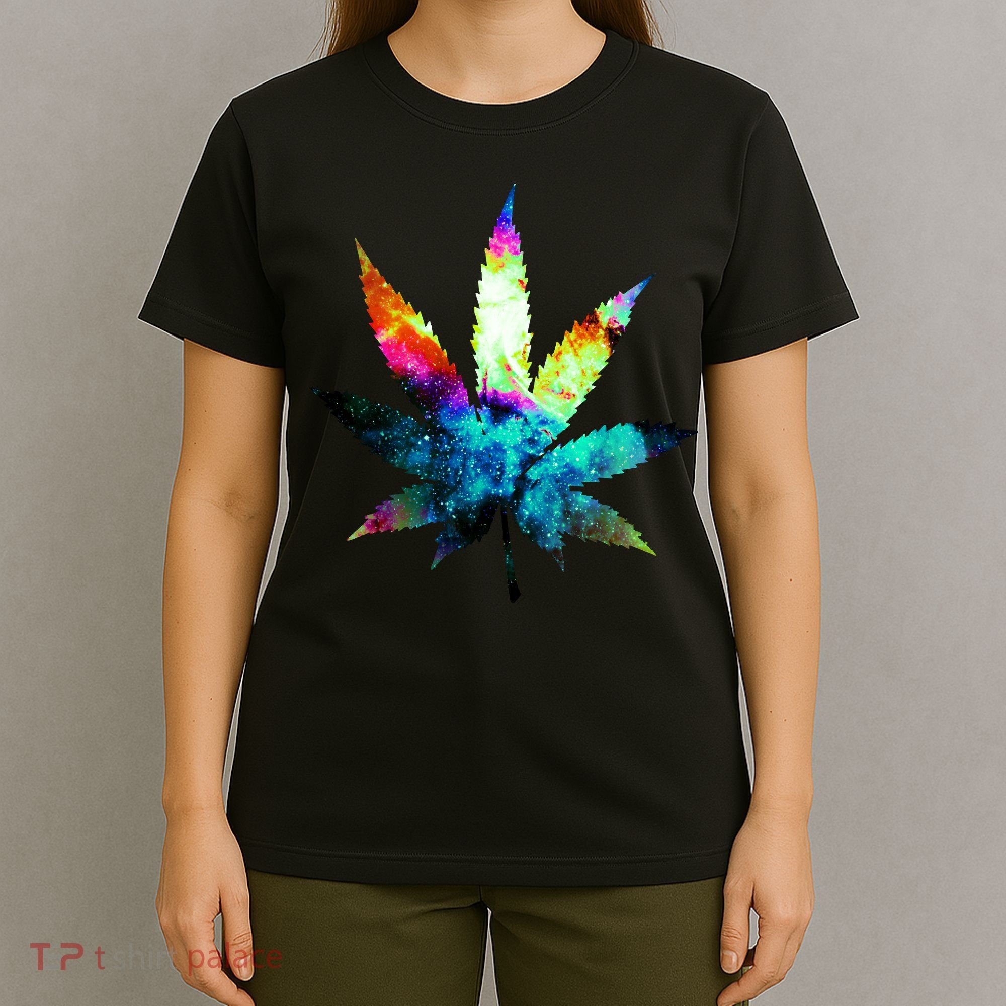 Galaxy Kush In Space Weed T-Shirt