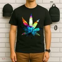 Galaxy Kush In Space Weed T-Shirt thumb 6