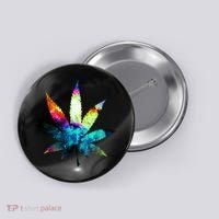 Galaxy Kush In Space Weed Button thumb 0