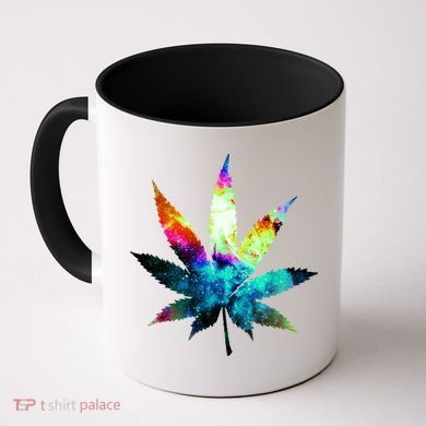 Galaxy Kush In Space Weed Coffee Mug