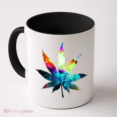 Galaxy Kush In Space Weed Coffee Mug